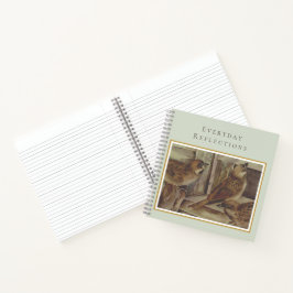 Sparrow Bird Notebook – Nature-Inspired Writing Notizbuch