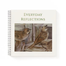 Sparrow Bird Notebook | Nature Journal Gift | NZ