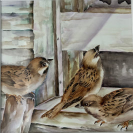 Sparrow Bird Notebook | Nature Journal Gift | NZ Notizbuch