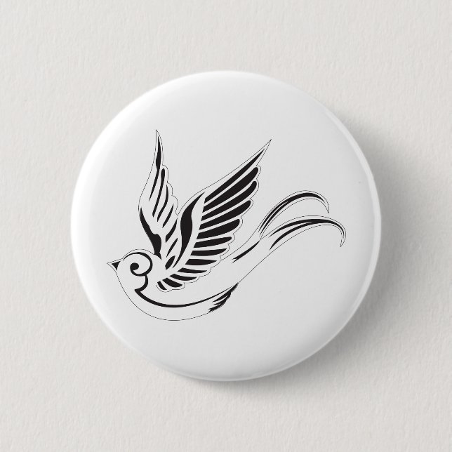 Sparrow Button (Vorderseite)