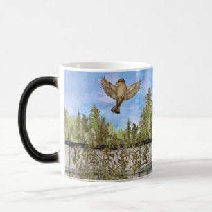 Sparrow Morphing-Tasse Verwandlungstasse