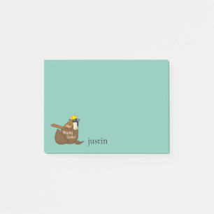 Sparrow Schokoladenei Frohe Ostern Personalisier Post-it Klebezettel