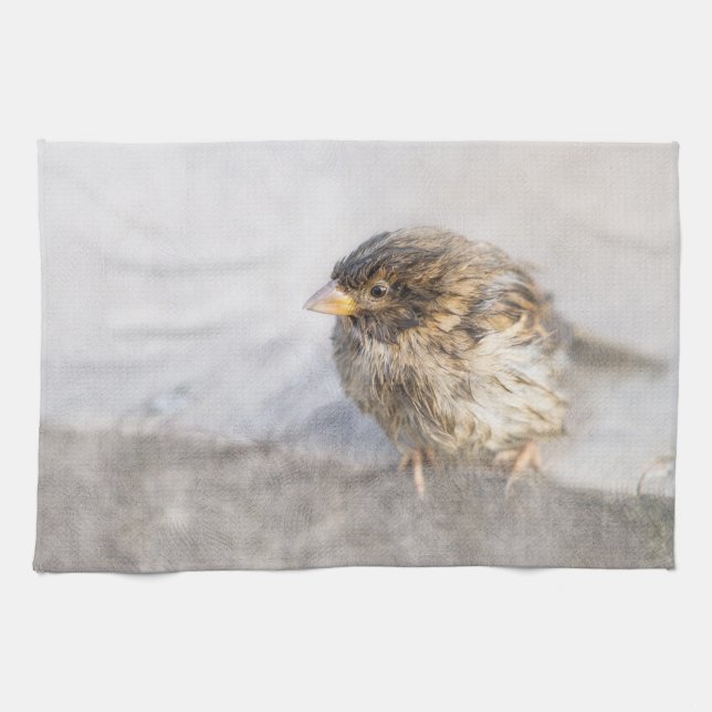 Sparrow - Wettervorhersage Epic Versag Geschirrtuch (Horizontal)