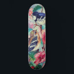 Sparrows Skateboard Spring - Aquarellmalerei<br><div class="desc">Courship - Aquarellmalerei</div>