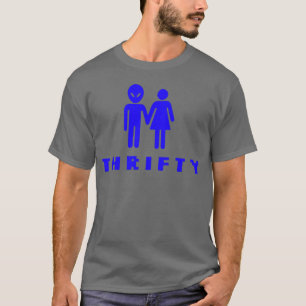 Sparsame SciFi-Frau T-Shirt