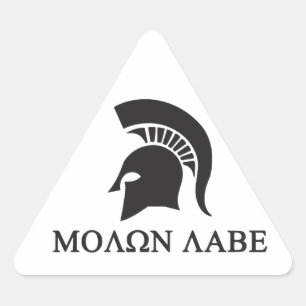 sparta.ai dreieckiger aufkleber