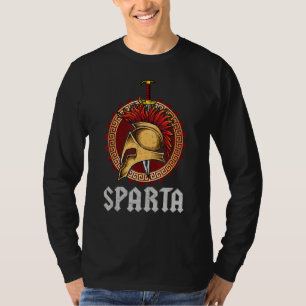 Sparta Helmet Spartan Shield und Schwert Griechenl T-Shirt
