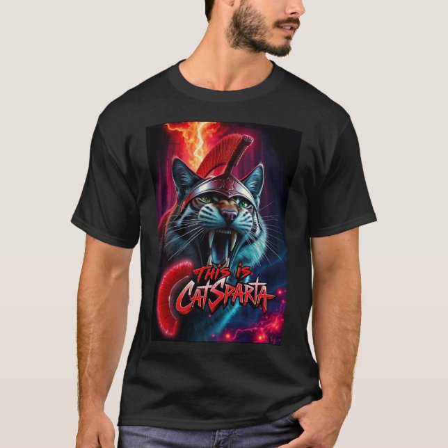 Spartan Cat T-Shirt (Vorderseite)