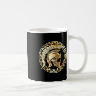 Spartan Helmet Gold Gladiator Sparta Griechisches Kaffeetasse