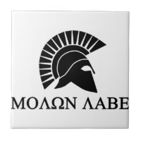 Spartan Helmet Molon Labe