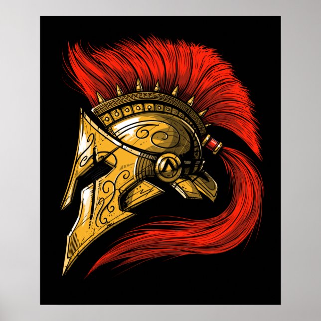 Spartan Helmet Poster (Vorne)