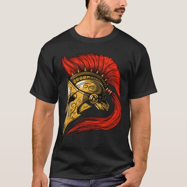 Spartan Helmet T-Shirt (Vorderseite)