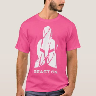 Spartan HelmetBeast OnGym Motivation Fitness Sayin T-Shirt