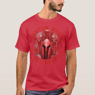 Spartan Hustle Red Workout Sparta Gladiator Motiv T-Shirt