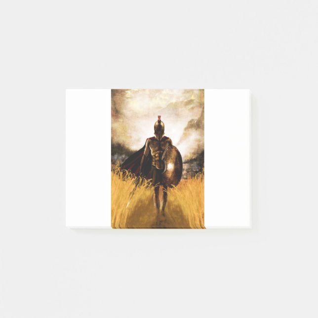 Spartan-Kriegerfeld Post-it Klebezettel (Vorderseite)