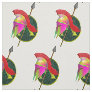 Spartan oder Griechischer Krieger Stoff