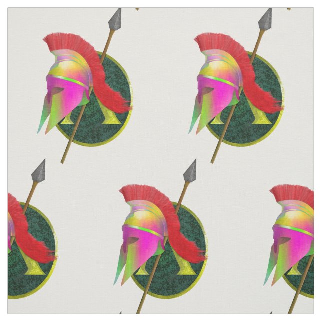 Spartan oder Griechischer Krieger Stoff (Muster)