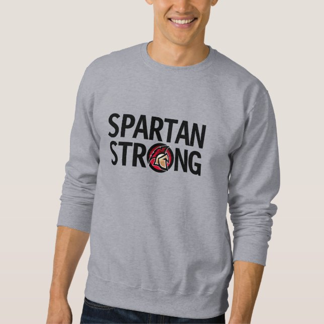 Spartan Strong. Personalisiertes Sweatshirt (Vorderseite)