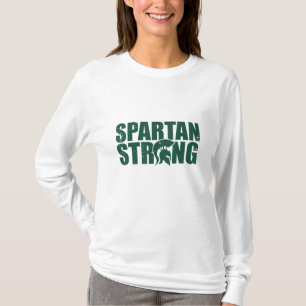 Spartan Strong, trainieren Sie im Fitnessstudio T-Shirt