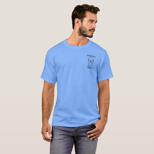 Spartan Thug - Dark T - Shirt für Männer (Vorne ganz)