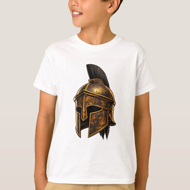 Spartan Warrior Helmet T-Shirt (Vorderseite)
