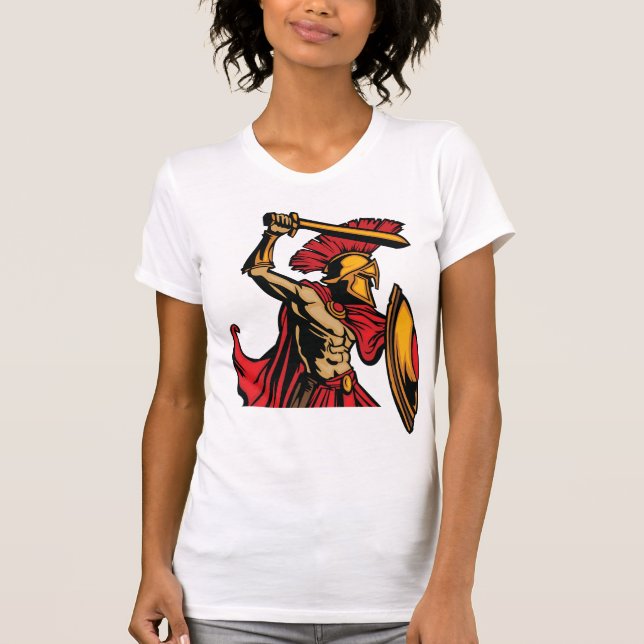 Spartan Warrior Womens T - Shirt (Vorderseite)