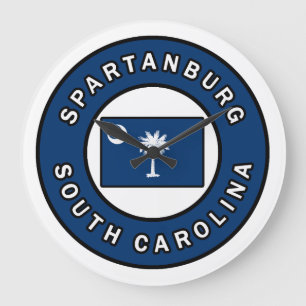 Spartanburg South Carolina Große Wanduhr