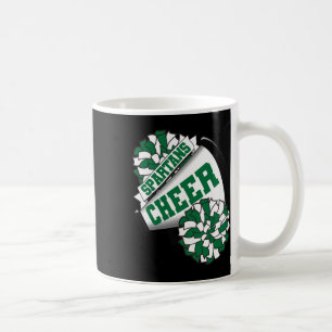 Spartaner jubeln Ck Zur Schule Cheerleading-Geist Kaffeetasse