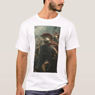 Spartaner kämpfen im persischen Empire-T - Shirt