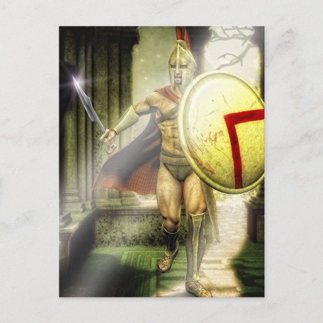 Spartaninruder Postkarte (Vorderseite)