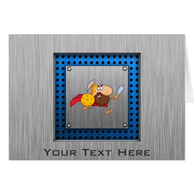 Spartanischer Gladiator; Metall-Blick (Vorderseite (Horizontal))