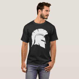 Spartanischer griechischer korinthischer Sturzhelm T-Shirt