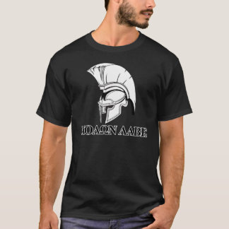 Spartanischer griechischer Sturzhelm kommen ihm T-Shirt