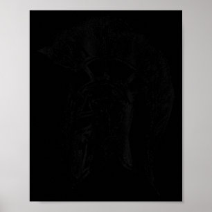 Spartanischer Helm Krieger Trojanischer Krieger Fü Poster