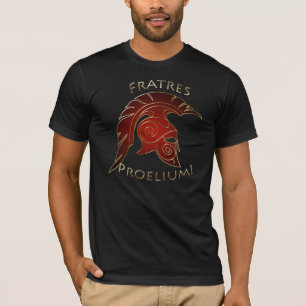 Spartanischer Kampf-Trojan griechisches T-Shirt