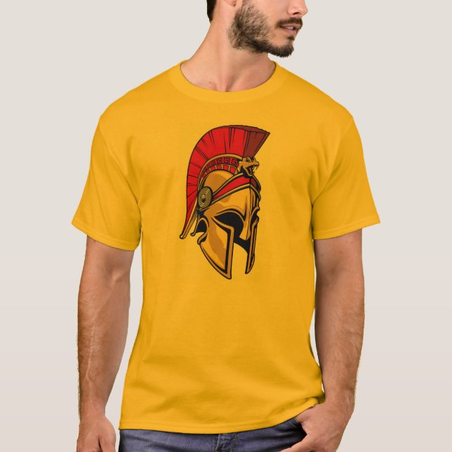 SPARTANISCHER STURZHELM T-Shirt (Vorderseite)
