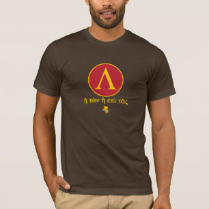 Spartanisches Schild T-Shirt