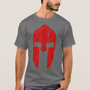 SpartanRace Design Warrior Helmet Gym Motivation S T-Shirt