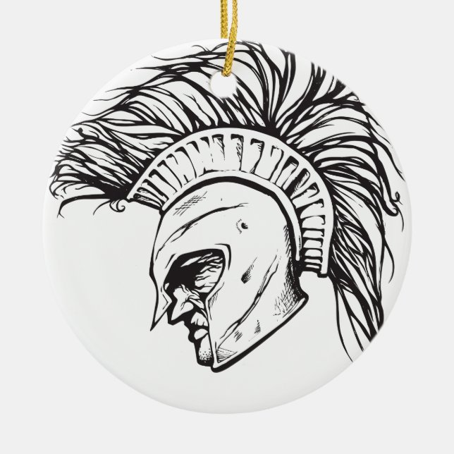 Spartans Keramikornament (Vorne)