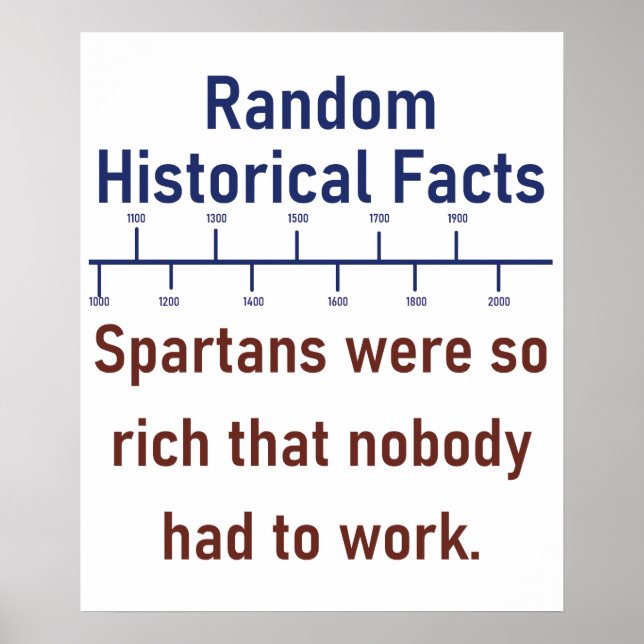 Spartans waren so reich - Geschichtsschreibung Poster (Vorne)