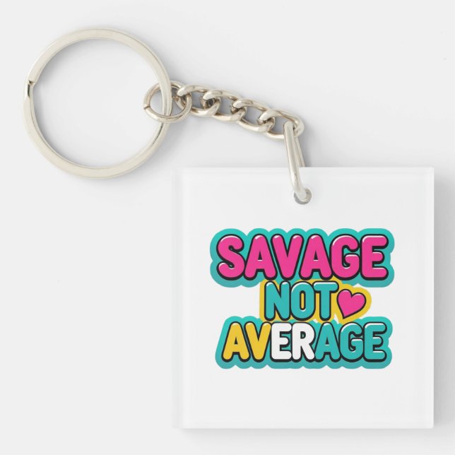 SPARUNG NICHT DURCHSCHNITT SCHLÜSSELANHÄNGER (Vorderseite)