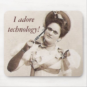 Spaß 1800s Porträt von Osteuropa Mousepad