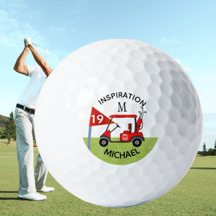 Spaß 19. Loch Benutzerdefinierter Wagen Personalis Golfball