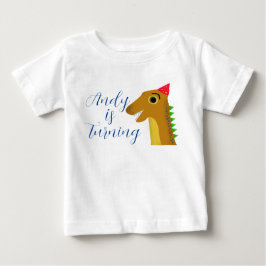 Spaß: 1 Jahr feiern mit T-Rex Baby T-shirt