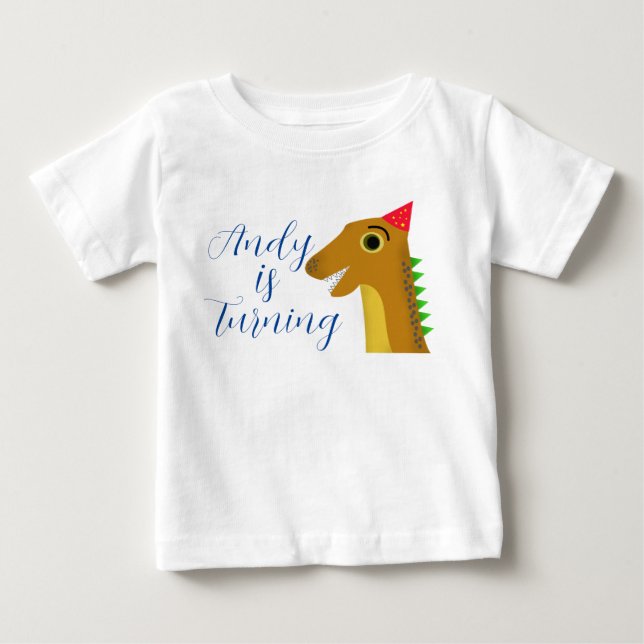 Spaß: 1 Jahr feiern mit T-Rex Baby T-shirt (Vorderseite)