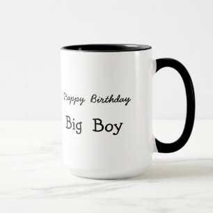 Spaß 40 Happy Geburtstag Big Boy Geschenk Tasse