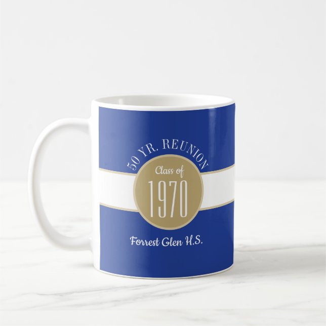 Spaß! 50-jährige Wiedersehen-Kaffee-Tasse Kaffeetasse (Links)