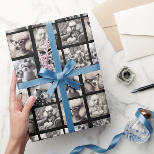 Spaß 9 Foto-Collage-Bilder Geschenkpapier