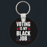 Spaß abstimmen ist mein Vintager schwarzer Job Schlüsselanhänger<br><div class="desc">Spaß abstimmen ist mein Vintager schwarzer Job</div>