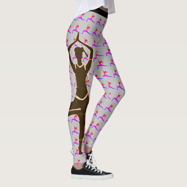 Spaß Abstrakte Leggings (Rechts)